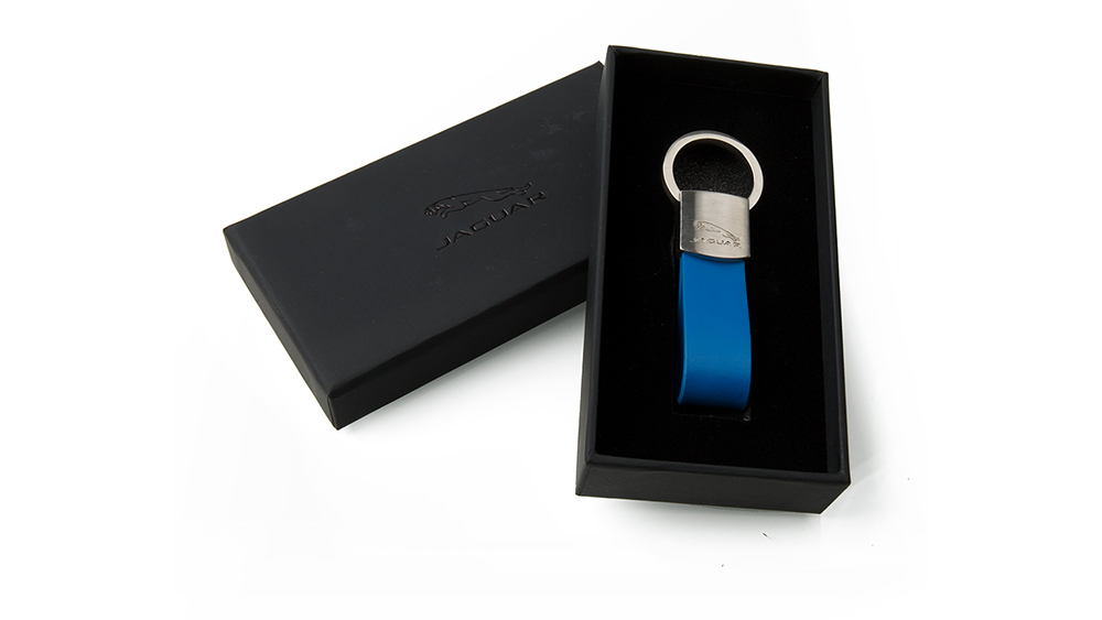 Jaguar JAGUAR LEATHER LOOP KEYRING - BLUE