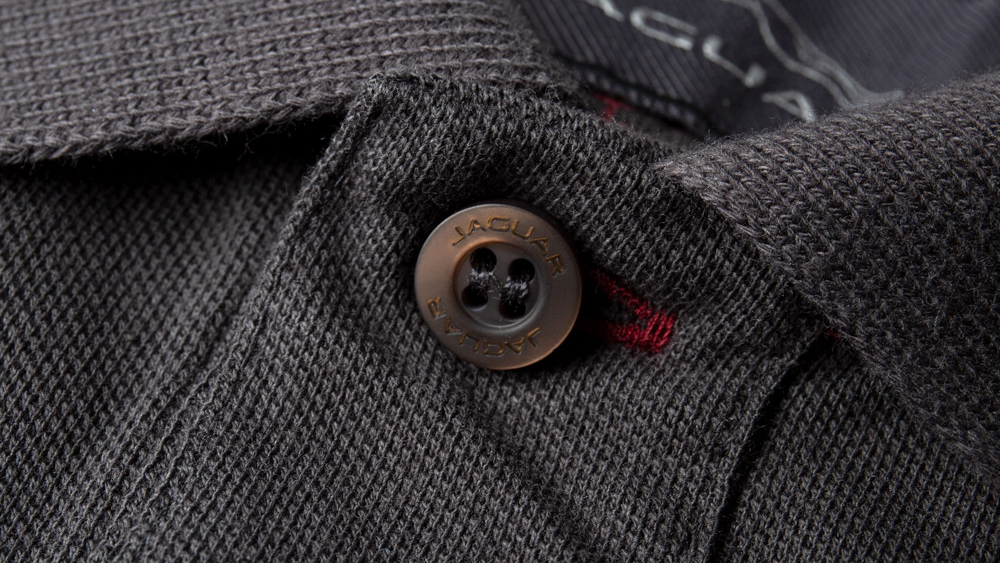 Buy Jaguar Men's Accent Collar Polo Shirt - Dark Grey Accessories Online