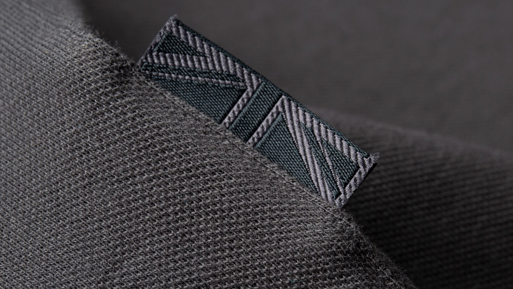 Men's Accent Collar Polo Shirt - Dark Grey 5